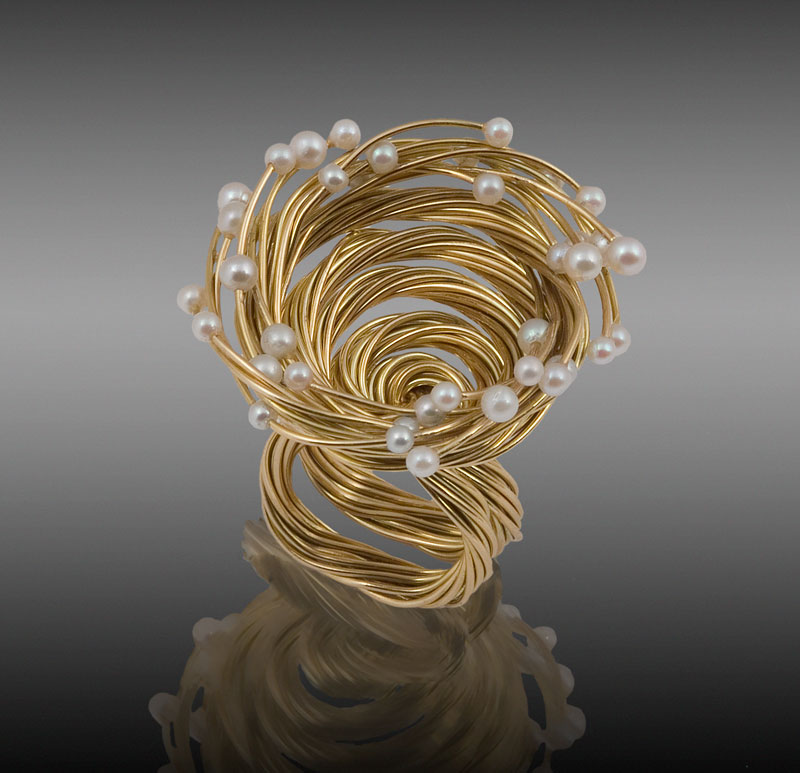 Submission by Alan Revere for the 2007 spiral American Jewelry Design Council Project
