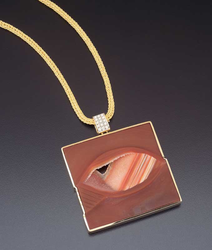 Submission by Barbara Westwood for the 2002 peekaboo American Jewelry Design Council Project