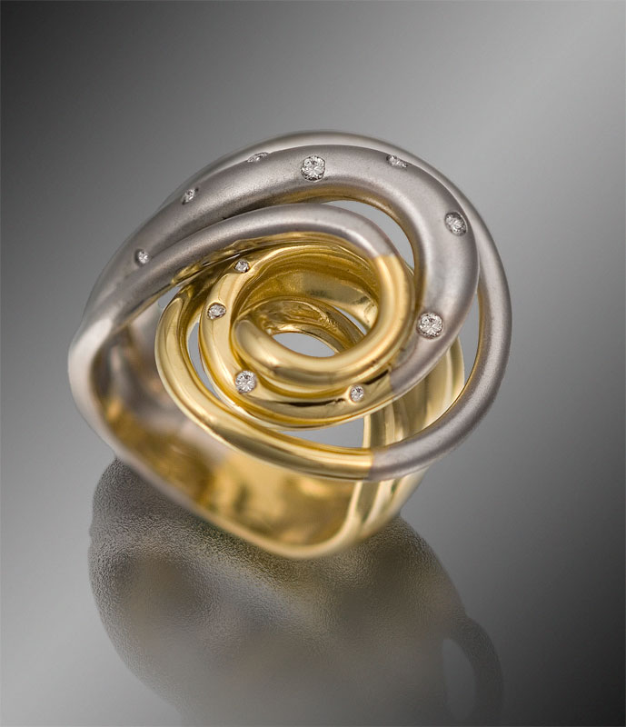 Submission by Cornelis Hollander for the 2007 spiral American Jewelry Design Council Project