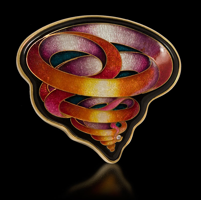 Submission by Falcher Fusager for the 2007 spiral American Jewelry Design Council Project