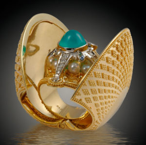 Submission by Kent Raible for the 2006 secret treasure American Jewelry Design Council Project