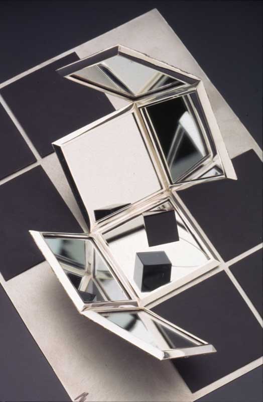 Submission by Michael Bondanza for the 1996 cube American Jewelry Design Council Project