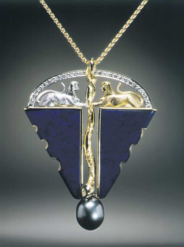 Submission by Michael Bondanze for the 1998 key American Jewelry Design Council Project
