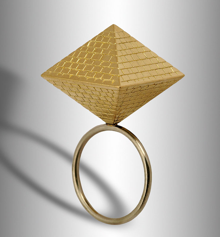 Submission by Scott Keating for the 2005 pyramid American Jewelry Design Council Project