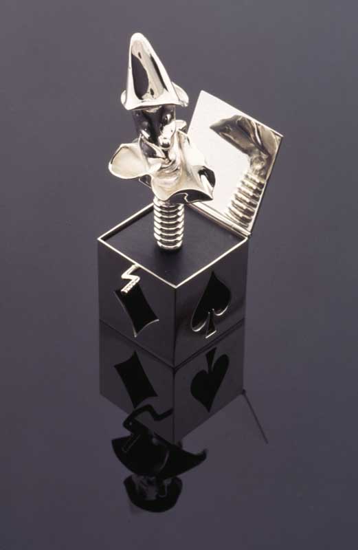 Submission by Susan Helmich for the 1996 cube American Jewelry Design Council Project