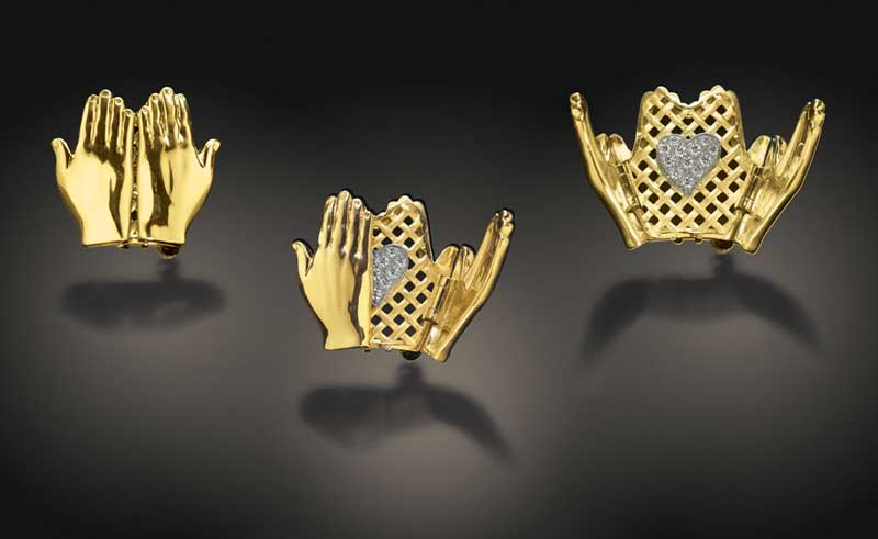 Submission by Susan Sadler for the 2002 peekaboo American Jewelry Design Council Project