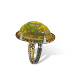 Gregoré Morin - Gothic Opal Ring