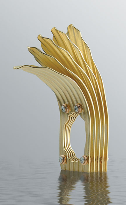 Submission by Alan Revere for the 2003 fold American Jewelry Design Council Project
