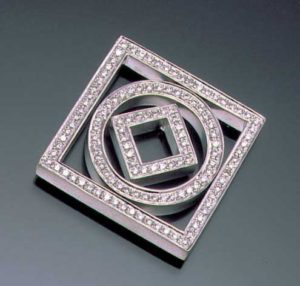 Submission by Chris Correia for the 1999 puzzle American Jewelry Design Council Project