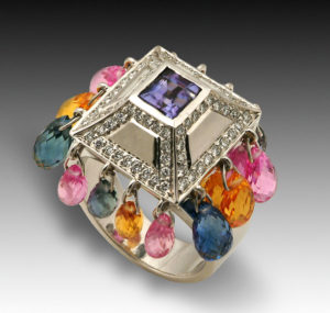 Submission by Chris Correia for the 2005 pyramid American Jewelry Design Council Project