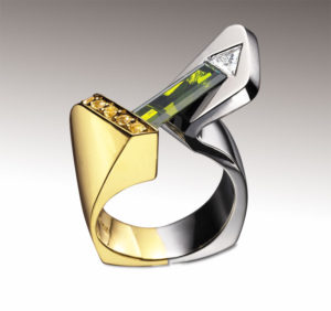Submission by Cornelis Hollander for the 2003 fold American Jewelry Design Council Project