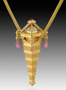 Submission by Kent Raible for the 2005 pyramid American Jewelry Design Council Project