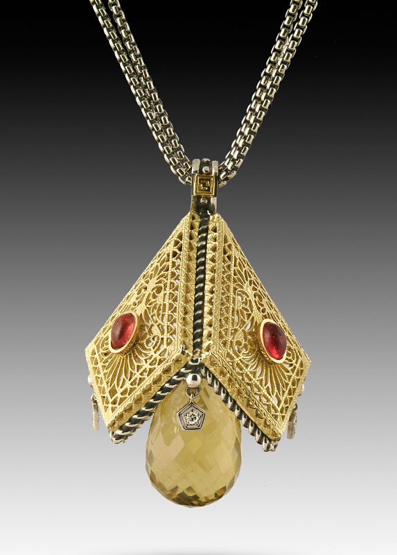 Submission by William Schraft for the 2005 pyramid American Jewelry Design Council Project