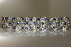 Sapphire And Diamond Bracelet