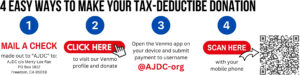 AJDC Donation Banner