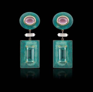 Green Earrings